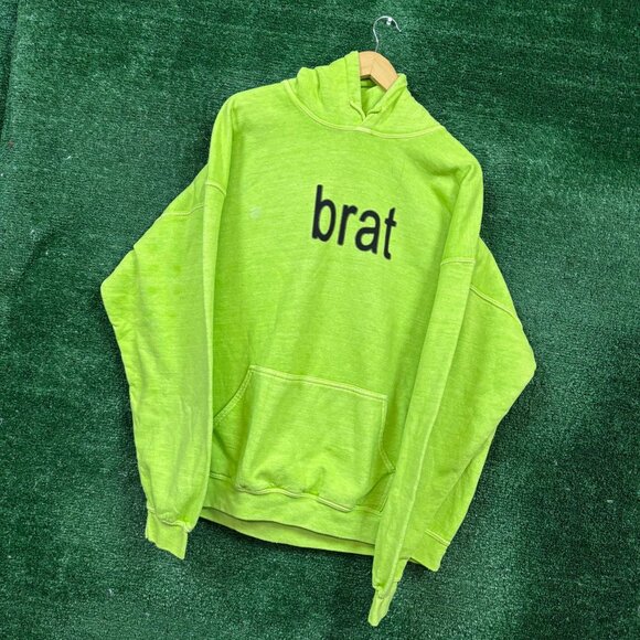 CharliXCX Brat Logo Oversized Hoodie Size S/M - Picture 3 of 4
